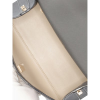Valextra Handbag Leather in Grey
