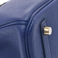 Hermès Birkin Bag 30 Suede in Blue