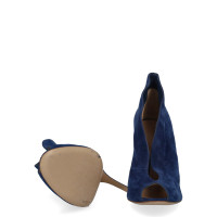 Gianvito Rossi Stiefeletten aus Leder in Blau