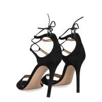 Gianvito Rossi Sandalen aus Leder in Schwarz