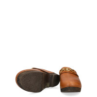Céline Sandals Leather in Brown
