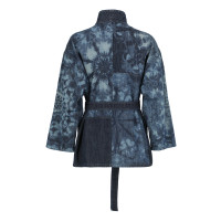 Dior Jacke/Mantel aus Baumwolle in Blau