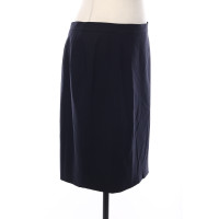 Jil Sander Skirt Wool in Blue