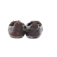 Burberry Slippers/Ballerinas Leather in Khaki