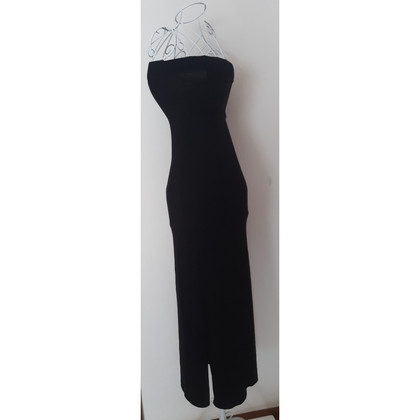 Terre Alte Kleid aus Viskose in Schwarz