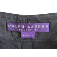 Ralph Lauren Purple Label Broeken Zijde in Zwart