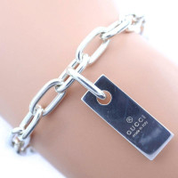 Gucci Bracelet/Wristband Silver in Silvery