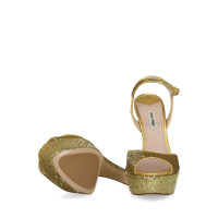 Miu Miu Sandals in Gold