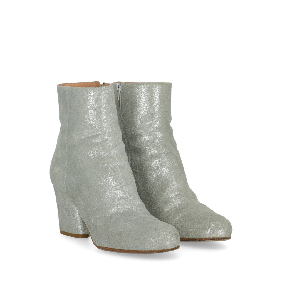 Maison Martin Margiela Ankle boots Leather in Silvery