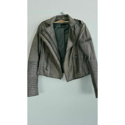 Gestuz Jacket/Coat Leather in Grey