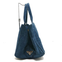 Prada Canapa en Denim en Bleu