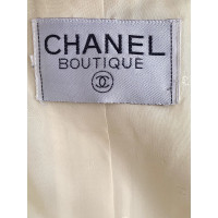 Chanel Blazer Silk in Cream