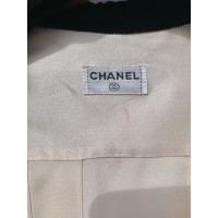 Chanel Oberteil aus Seide in Creme