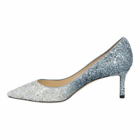 Jimmy Choo Pumps/Peeptoes in Silbern