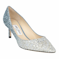 Jimmy Choo Pumps/Peeptoes in Silbern