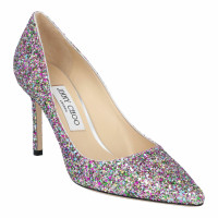 Jimmy Choo Pumps/Peeptoes in Silbern