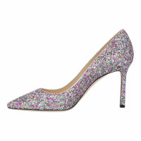 Jimmy Choo Pumps/Peeptoes in Silbern