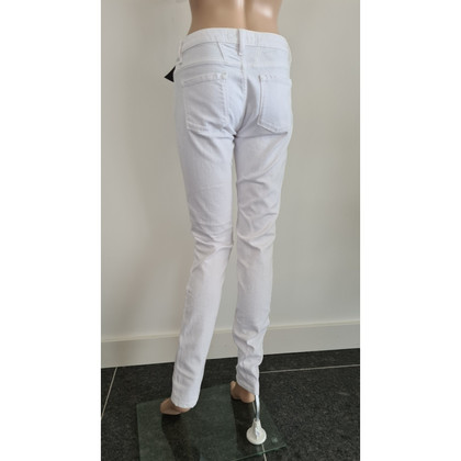Closed Trousers Cotton in White