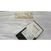 Closed Hose aus Baumwolle in Weiß