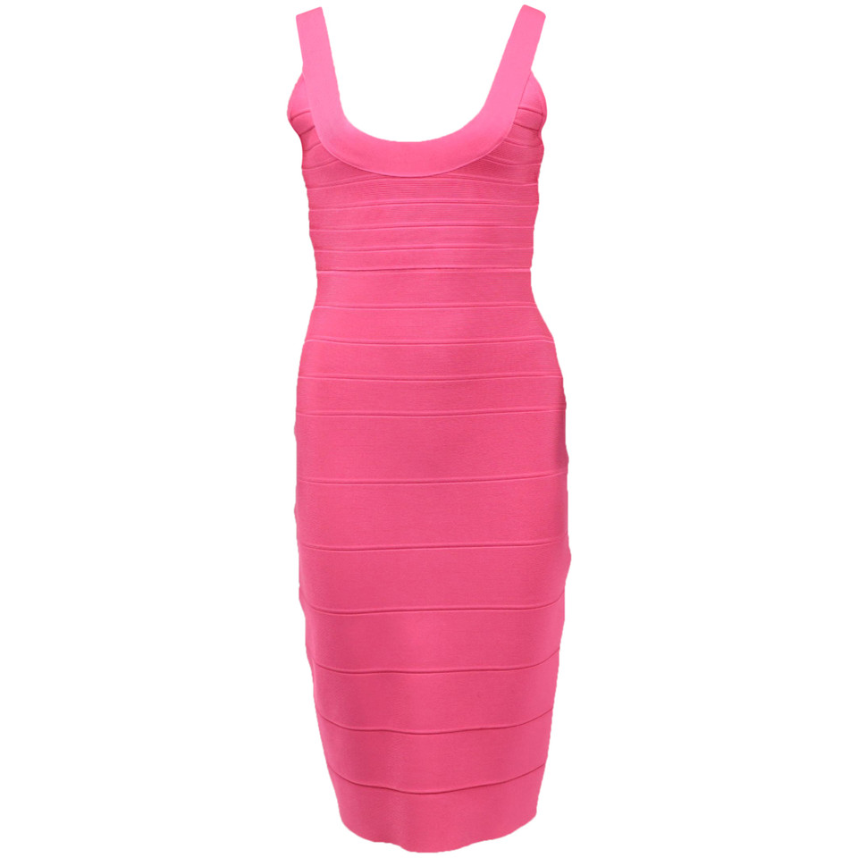 Hervé Léger Kleid in Rosa / Pink