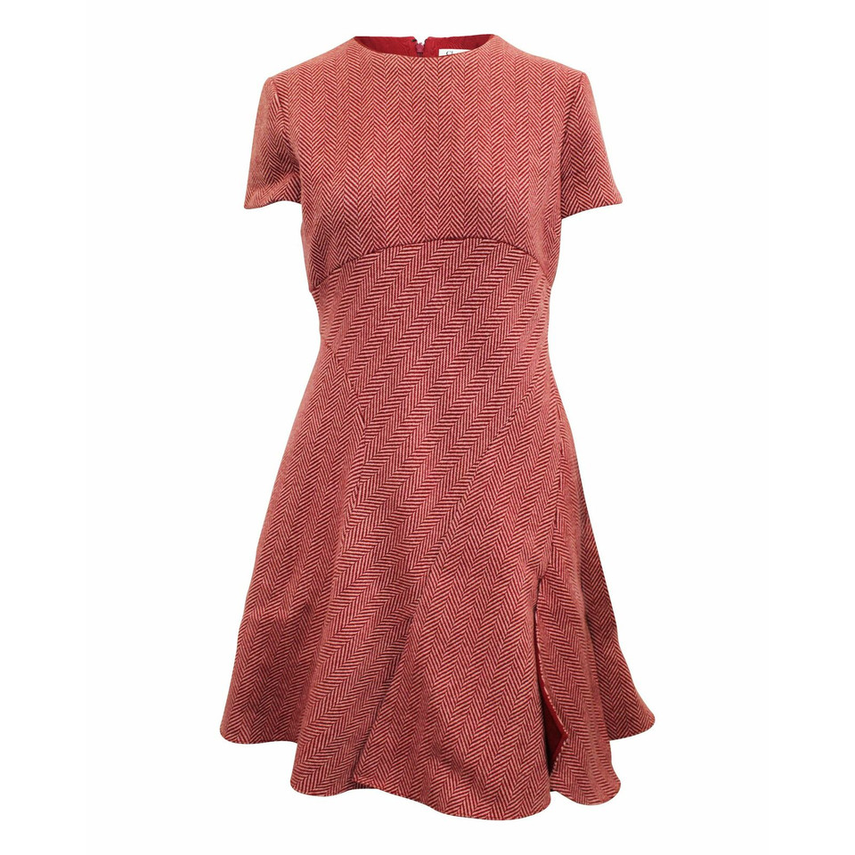 Dior Vestito in Lana in Rosso