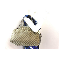 Gucci Bamboo Bar Tote Canvas in Beige