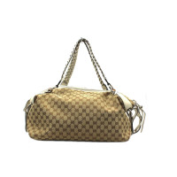 Gucci Bamboo Bar Tote Canvas in Beige