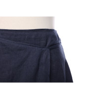 Krizia Skirt Linen in Blue