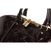 Louis Vuitton Alma 45 Monogram Vernis Leather in Black