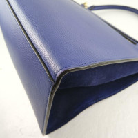 Céline Trapeze Bag in Blue