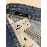 R 13 Shorts Jeans fabric in Blue