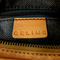 Céline Umhängetasche aus Jeansstoff in Blau