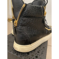 Giuseppe Zanotti Sneakers Leer in Zwart