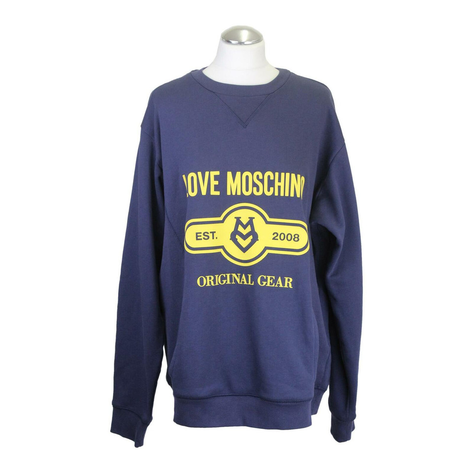 Moschino Love Maglieria in Cotone in Blu