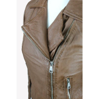 Oakwood Jacke/Mantel aus Leder in Braun