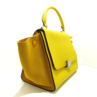 Céline Trapeze Bag Leather in Yellow