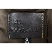 Goosecraft Jacke/Mantel aus Leder in Grün