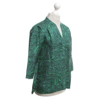 Tibi Zijden blouse met patroon