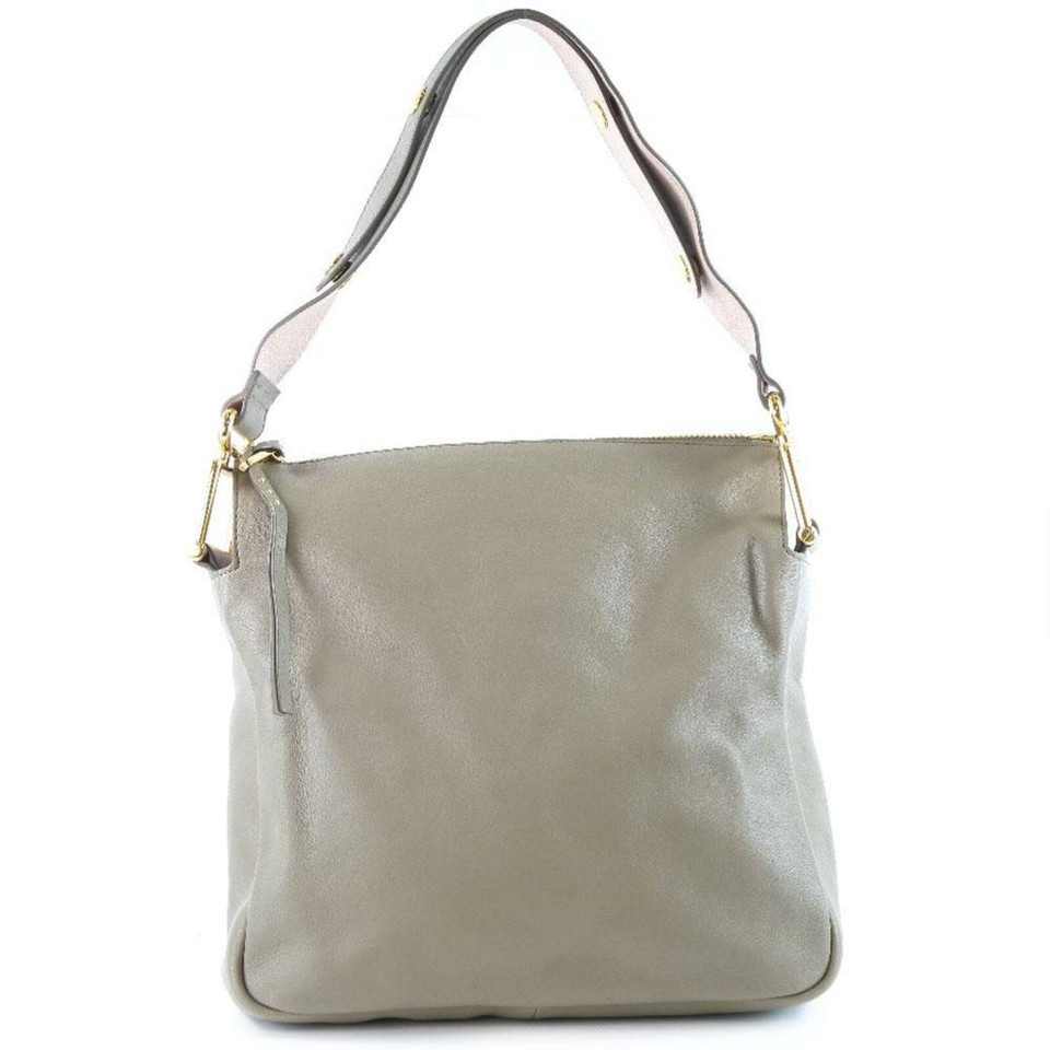 Chloé Borsa a tracolla in Pelle in Grigio