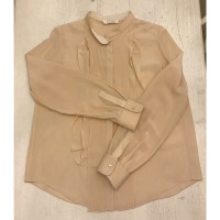 Chloé Top en Soie en Nude