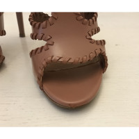 Alaïa Sandales en Cuir en Marron