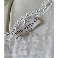 Emilio Pucci Robe en Coton en Blanc