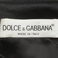 Dolce & Gabbana Seidenkleid in Schwarz