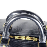 Louis Vuitton Keepall 55 Leer in Zwart