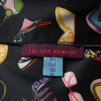 Talbot Runhof Omkeerbare jas met afdrukken