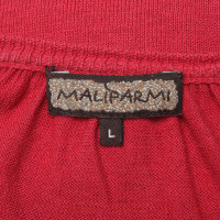 Maliparmi Pull en tricot fin en rouge