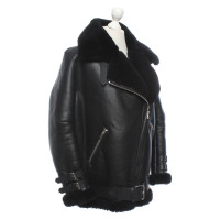 Acne Jacket/Coat Fur in Black