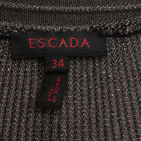 Escada Vest in zwart / Zilver