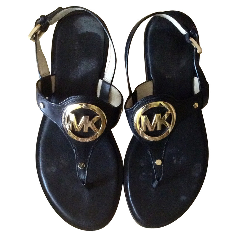 Michael Kors Sandals Leather in Black 