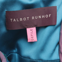 Talbot Runhof  Robe Turquoise